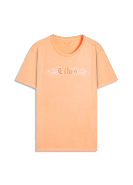 Cotton Washed Gothic Wing Classic Mc Laranja Fluor