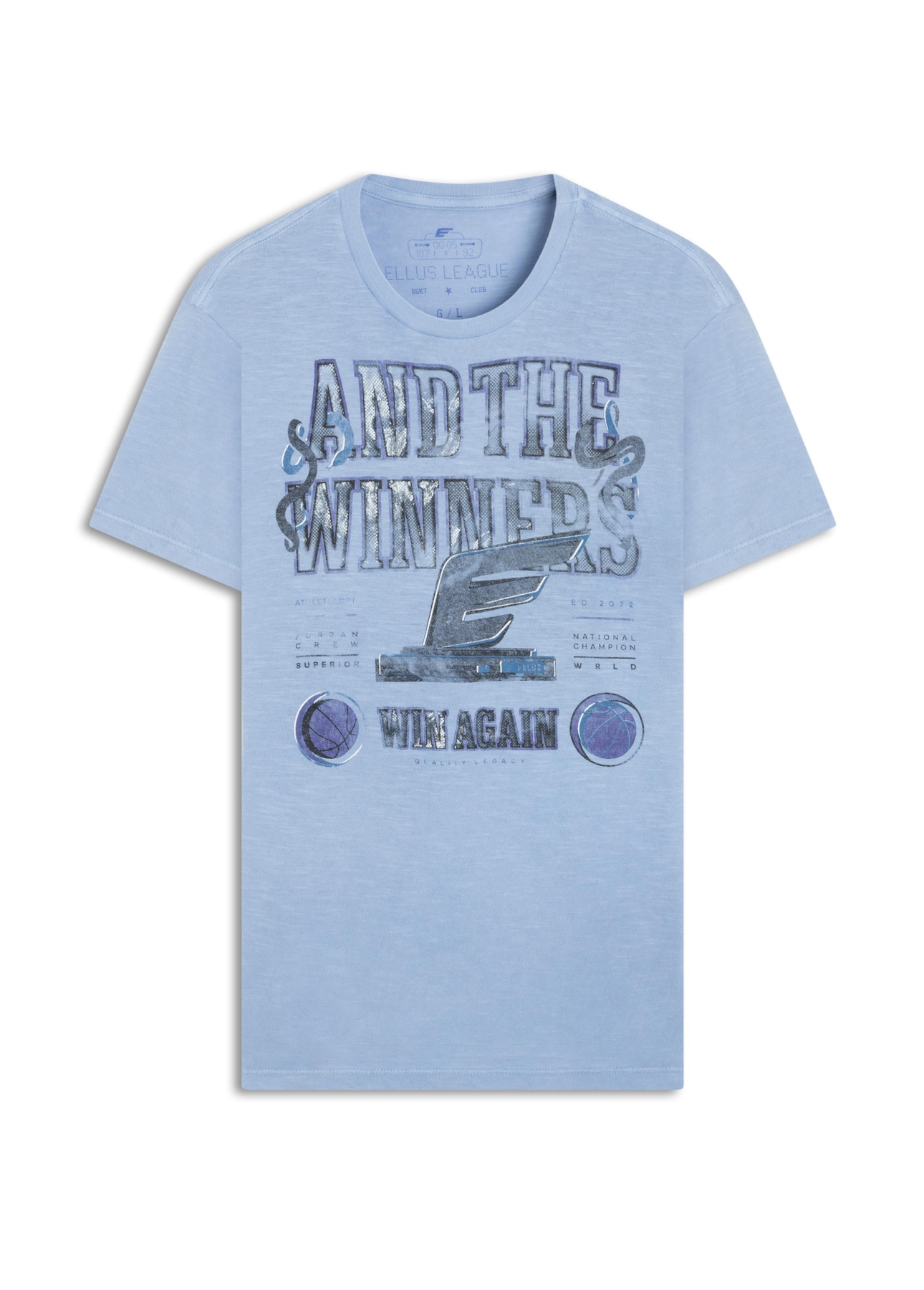 Cotton Washed The Winners Classic Mc Azul Pervante