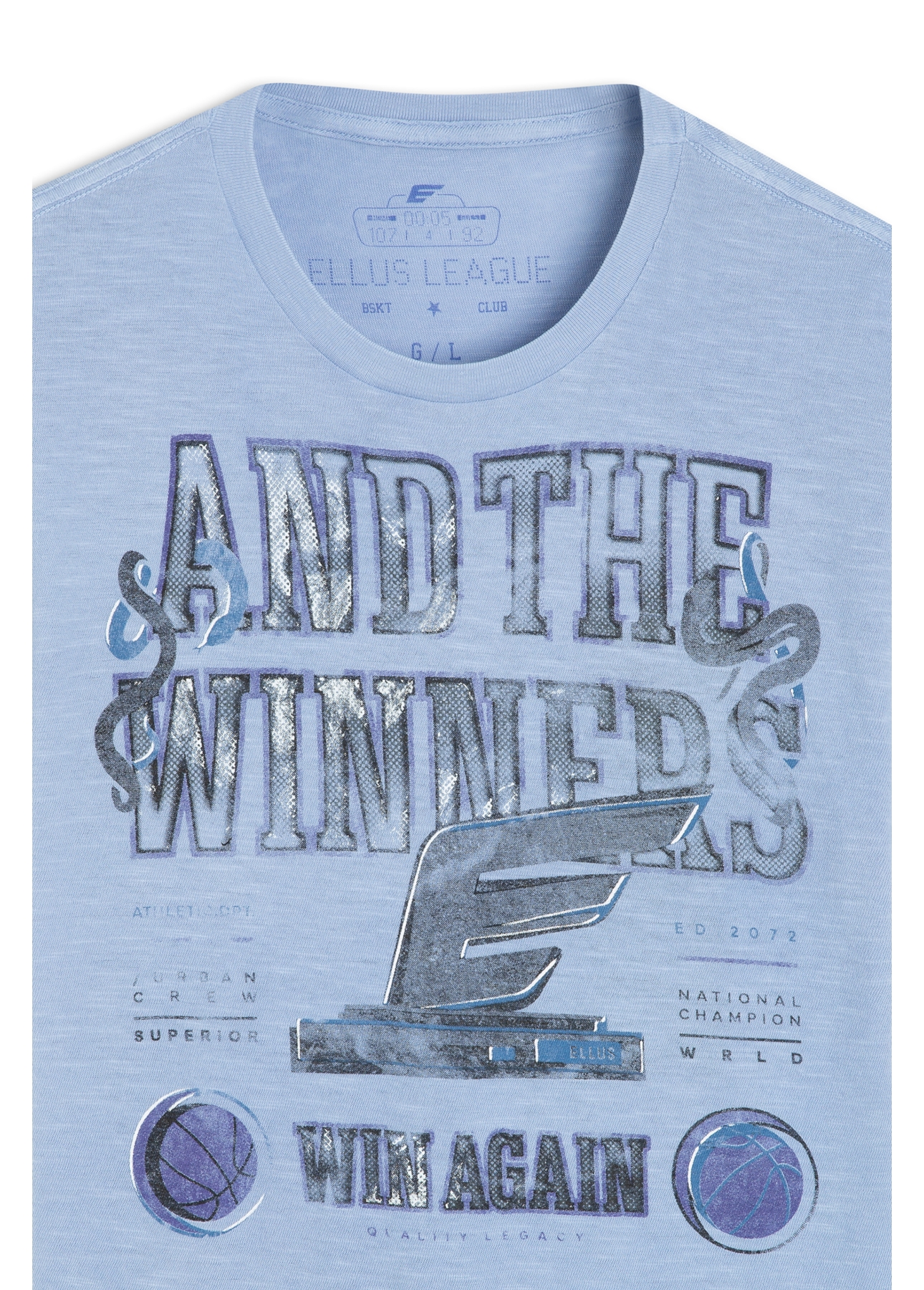 Cotton Washed The Winners Classic Mc Azul Pervante