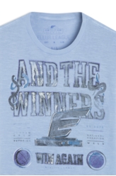 Cotton Washed The Winners Classic Mc Azul Pervante