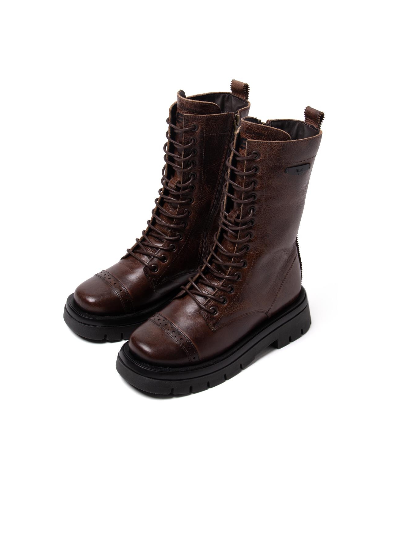 Coturno Huxley Ellus Marrom