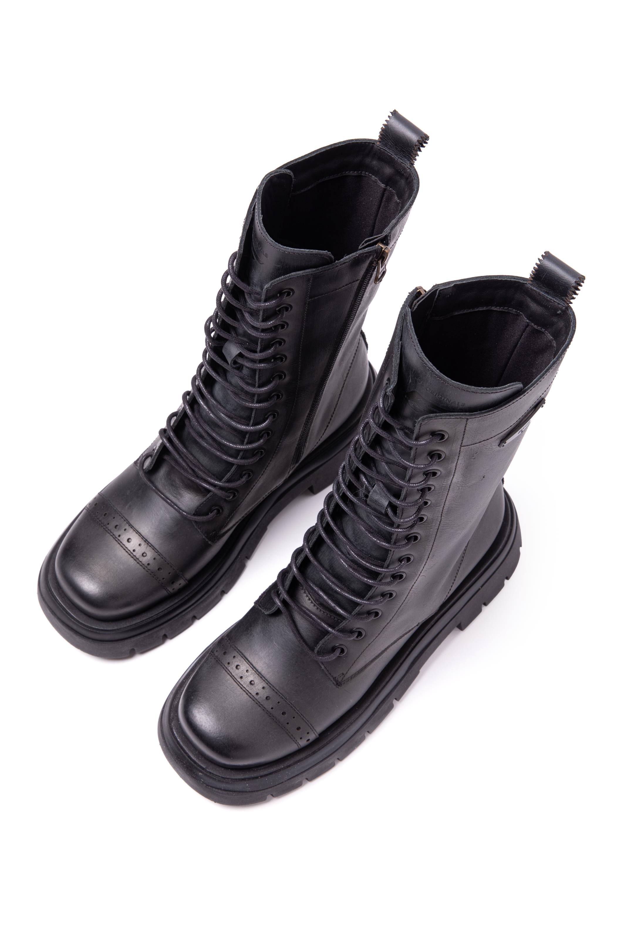 【るー】 Coturno Huxley Ellus Preto