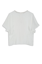 Crepe Chanel Blouse Branco