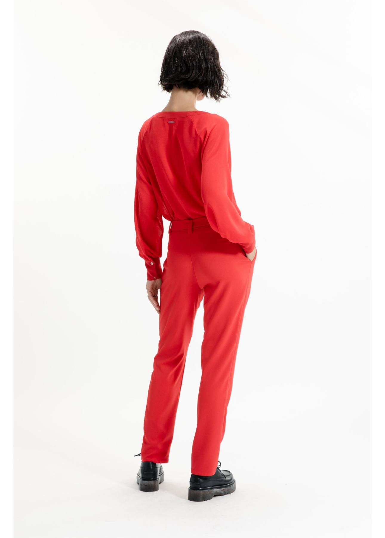 Crepe Way Carrot Bow Vermelho
