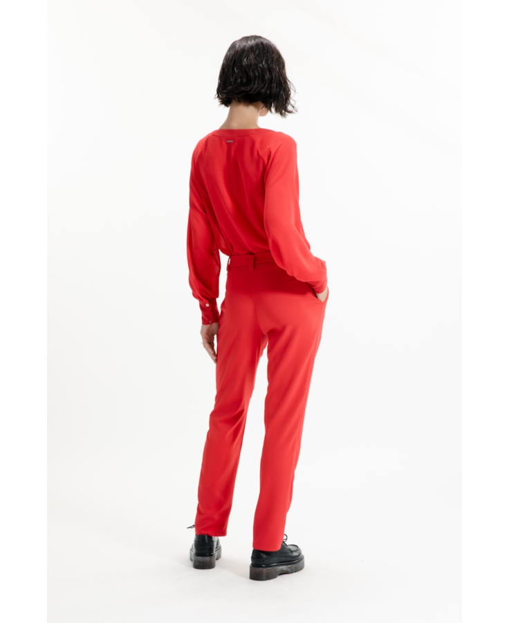Crepe Way Carrot Bow Vermelho
