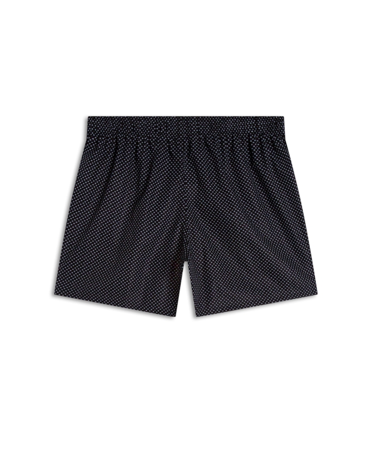 Cueca Boxer Ellus Classic Paisley Preto