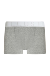 Cueca Boxer Ellus Dlx Cinza Mescla