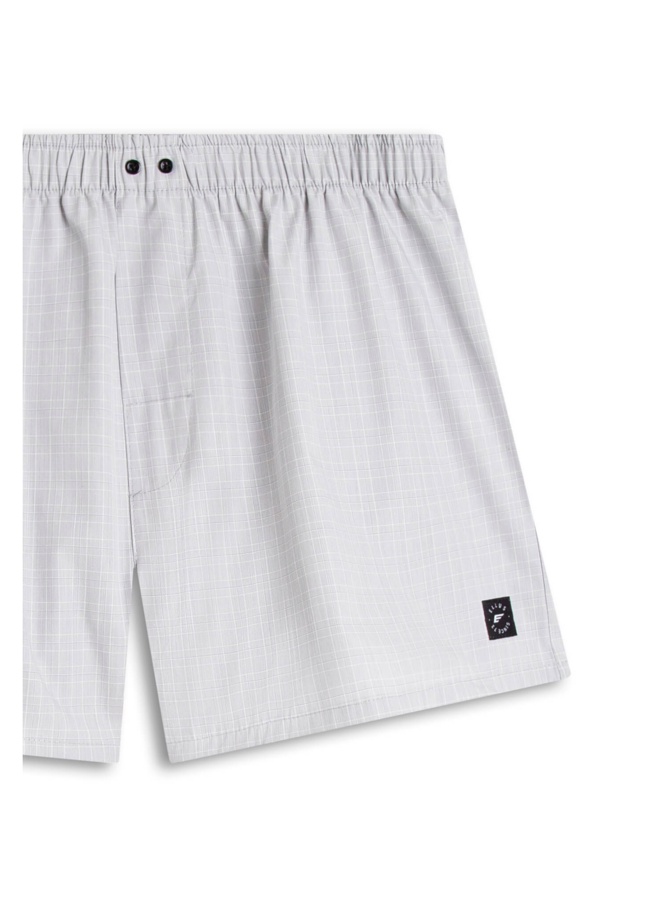 Cueca Boxer Ellus Square Cinza Claro
