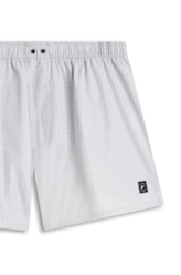 Cueca Boxer Ellus Square Cinza Claro