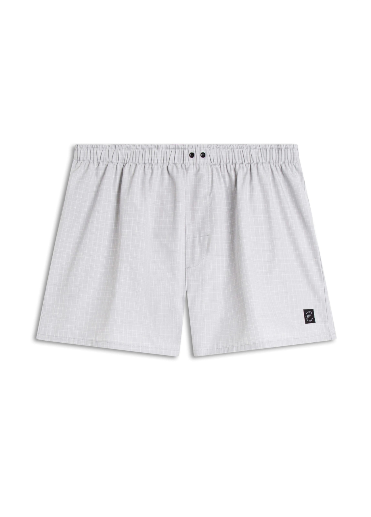 Cueca Boxer Ellus Square Cinza Claro