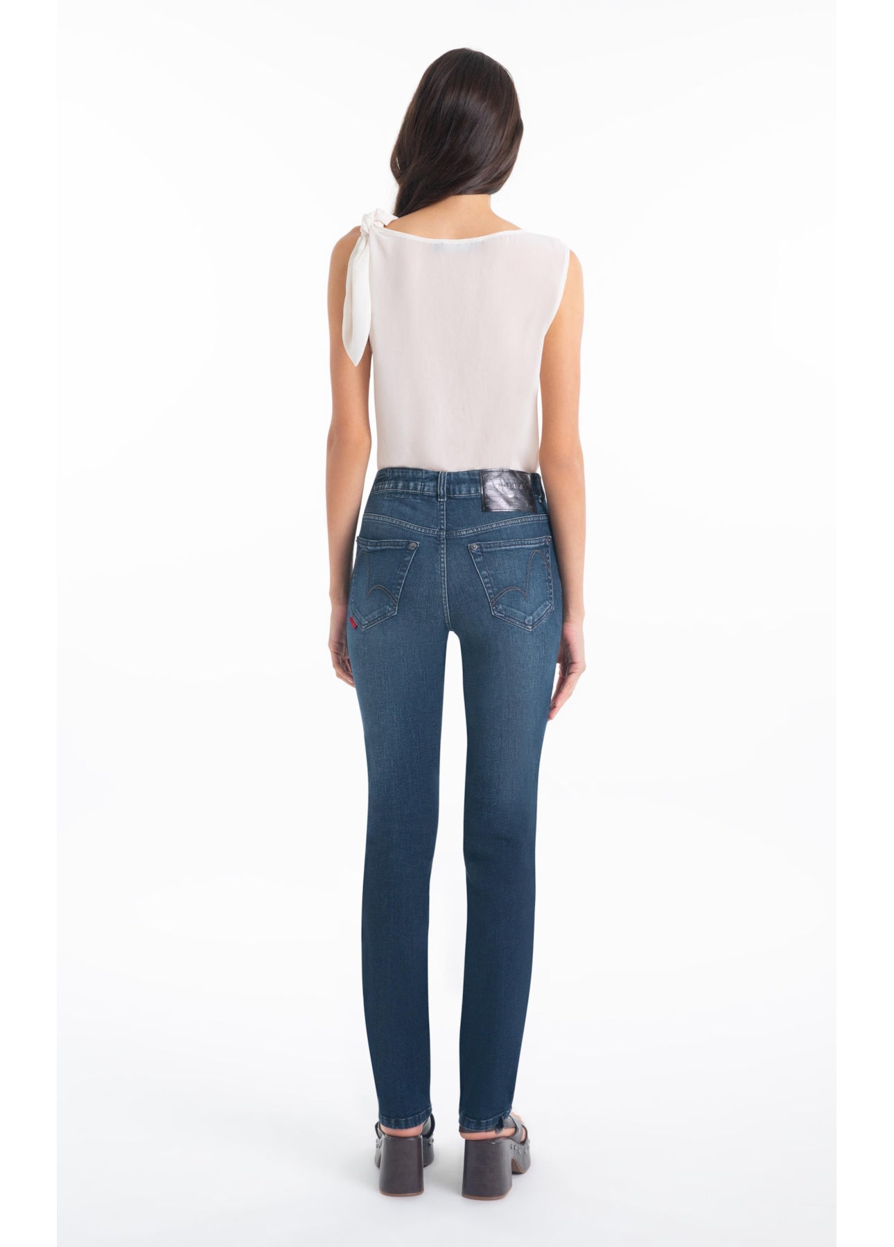Dark Forest Elastic Gisele Slim Filigr 1981 Lav. Escuro C/ Used