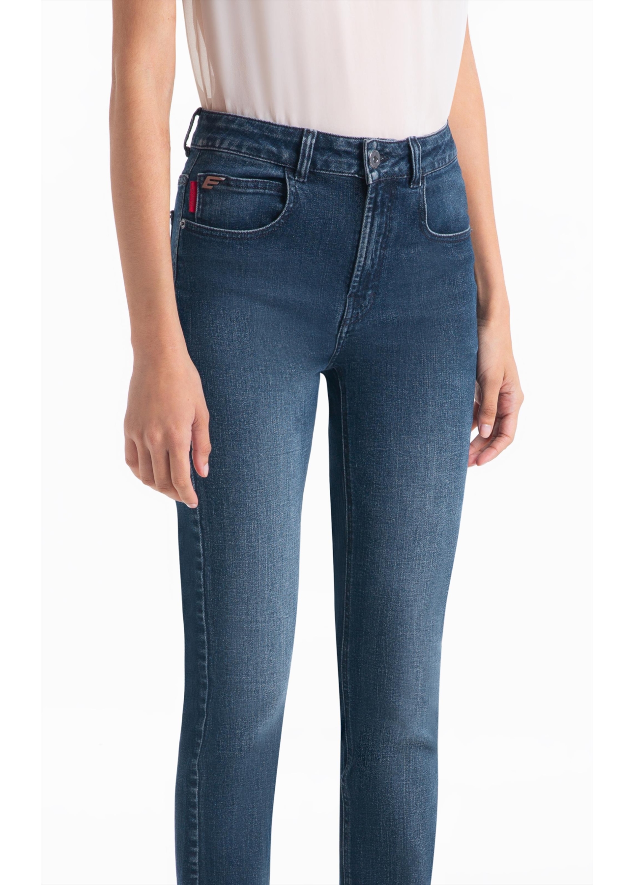 Dark Forest Elastic Gisele Slim Filigr 1981 Lav. Escuro C/ Used