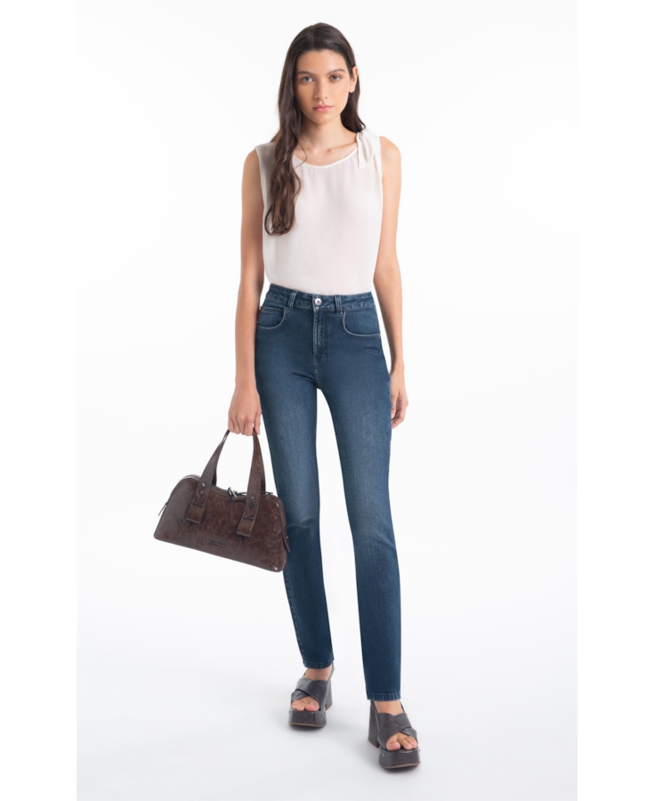 Dark Forest Elastic Gisele Slim Filigr 1981 Lav. Escuro C/ Used