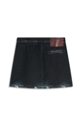 Dark Forest Elastic (Mini) Zíper Lav.Escuro C/ Craquelado