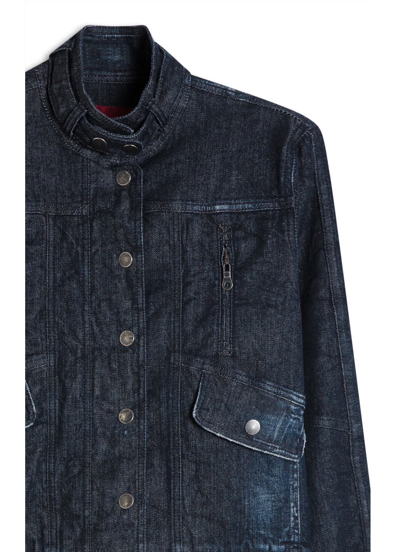 Dark Forest Elastic (Oversized) Recortes Lav.Escuro C/ Craquelado