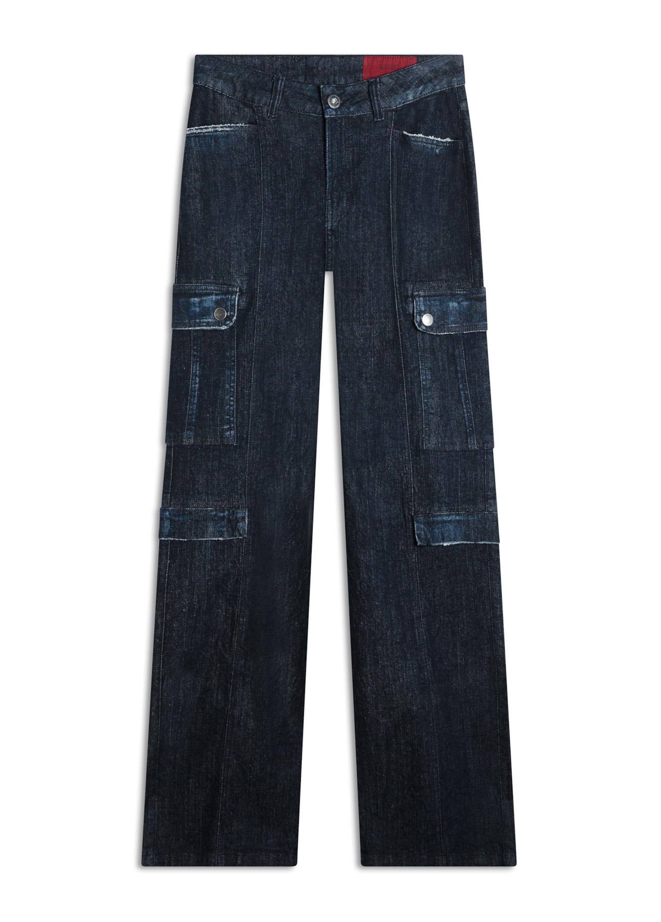 Dark Forest Elastic (Reta) Recortes Lav.Escuro C/ Craquelado