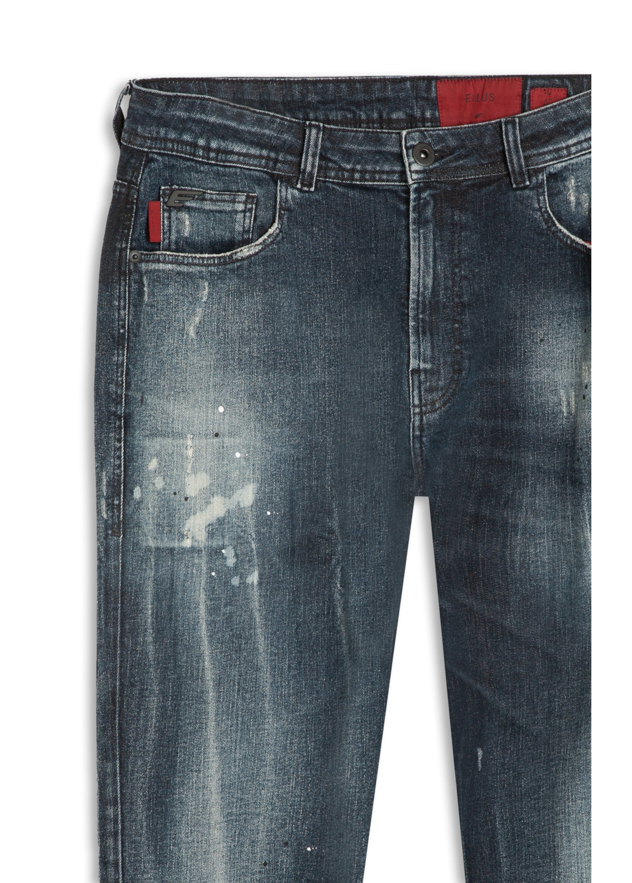 Dark Forest Elastic (Slim) 5 Pockets Escuro C/ Tie Dye e Resp.