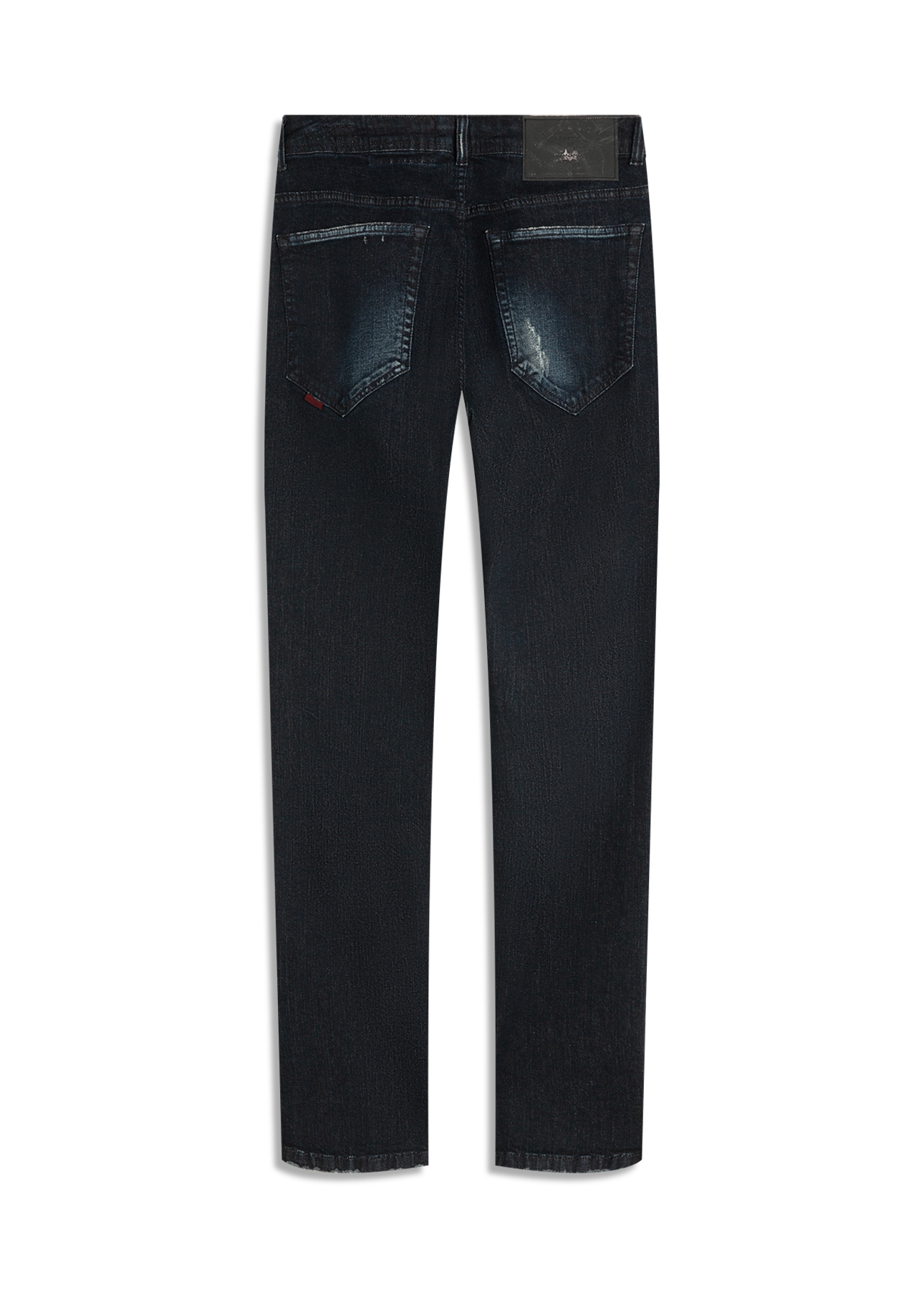 Dark Forest Elastic (Slim) Zíper Lav.Escuro C/ Craquelado