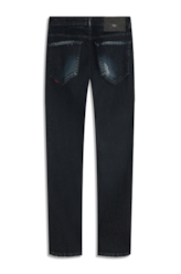 Dark Forest Elastic (Slim) Zíper Lav.Escuro C/ Craquelado