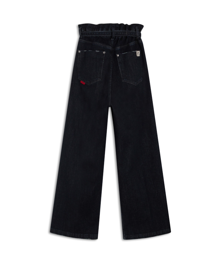 Dark Forest Elastic Wide Leg Clo 38r-Lav.Stone C/Reb.+luv.