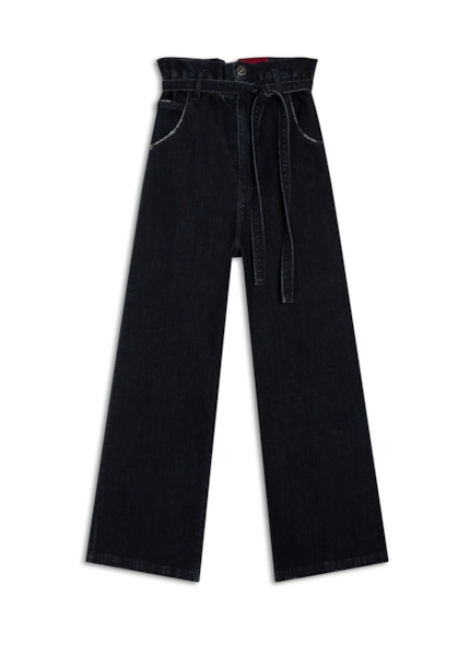 Dark Forest Elastic Wide Leg Clo 38r-Lav.Stone C/Reb.+luv.