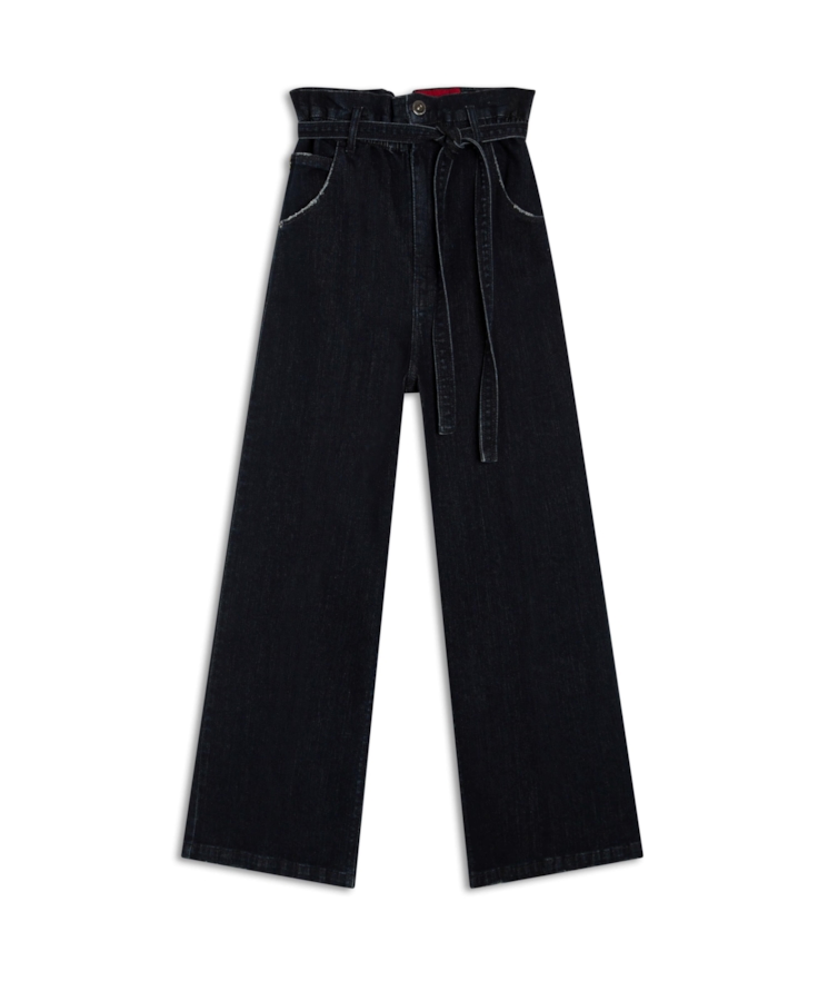 Dark Forest Elastic Wide Leg Clo 38r-Lav.Stone C/Reb.+luv.