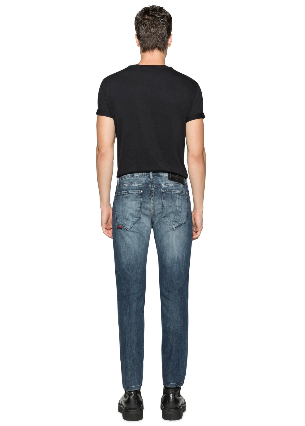 Deep Blue Elastic (Slim) Recorte 126 Lav.Medio C/ Rede