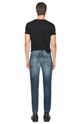 Deep Blue Elastic (Slim) Recorte 126 Lav.Medio C/ Rede