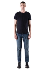 Deep Blue Elastic (St) Slim Et.Couro 517 Lav. Medio C/ 3d
