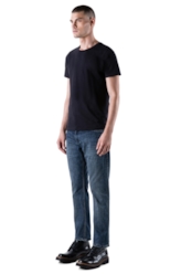 Deep Blue Elastic (St) Slim Et.Couro 517 Lav. Medio C/ 3d