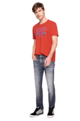 Deep Blue Elastic (Troy) Slim 1248 Lav.Medio C/ Matiz
