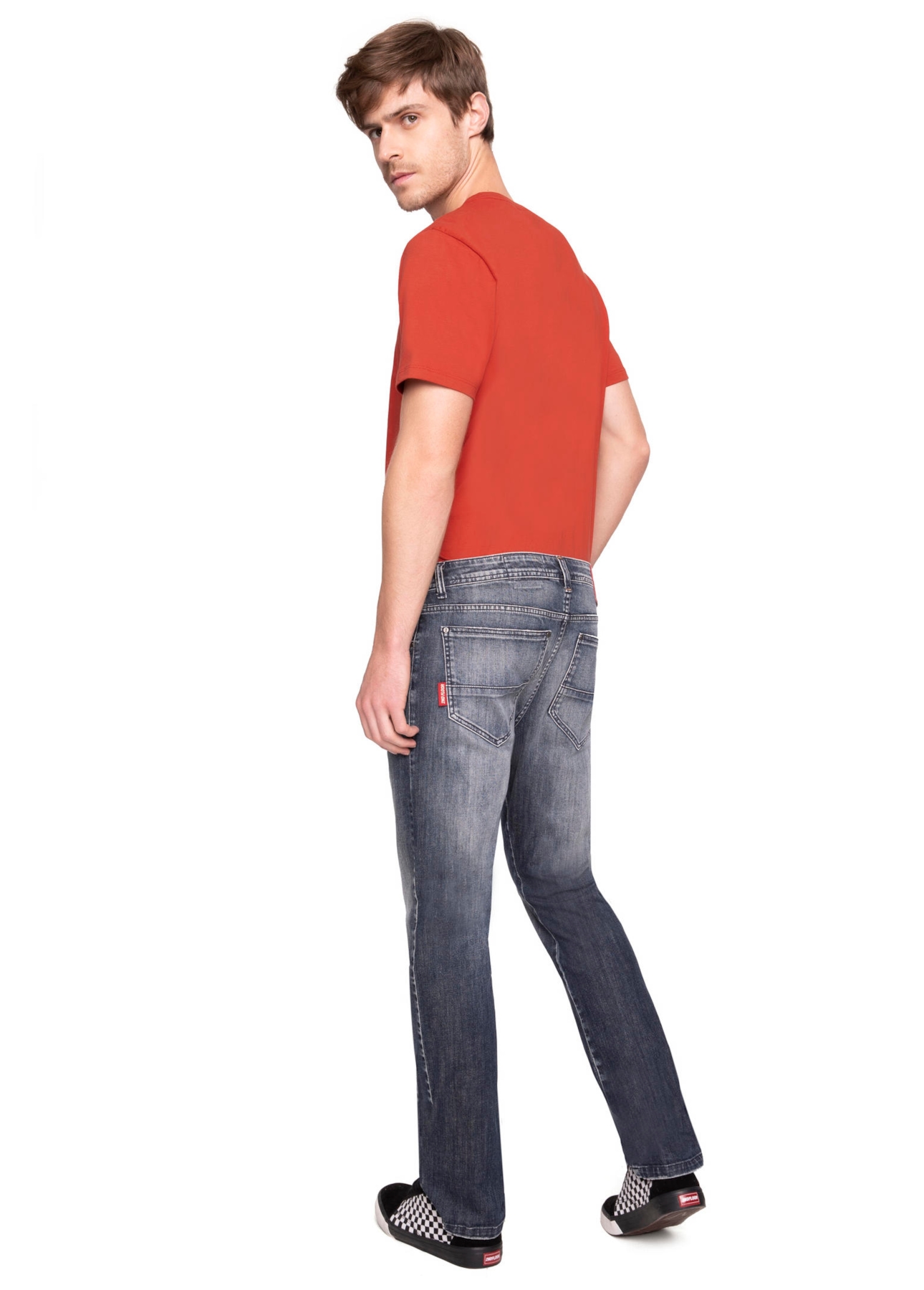 Deep Blue Elastic (Troy) Slim 1248 Lav.Medio C/ Matiz
