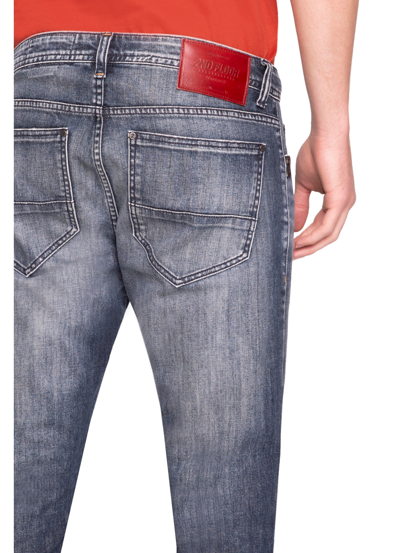 Deep Blue Elastic (Troy) Slim 1248 Lav.Medio C/ Matiz