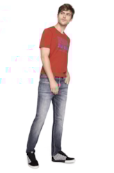 Deep Blue Elastic (Troy) Slim 1248 Lav.Medio C/ Matiz