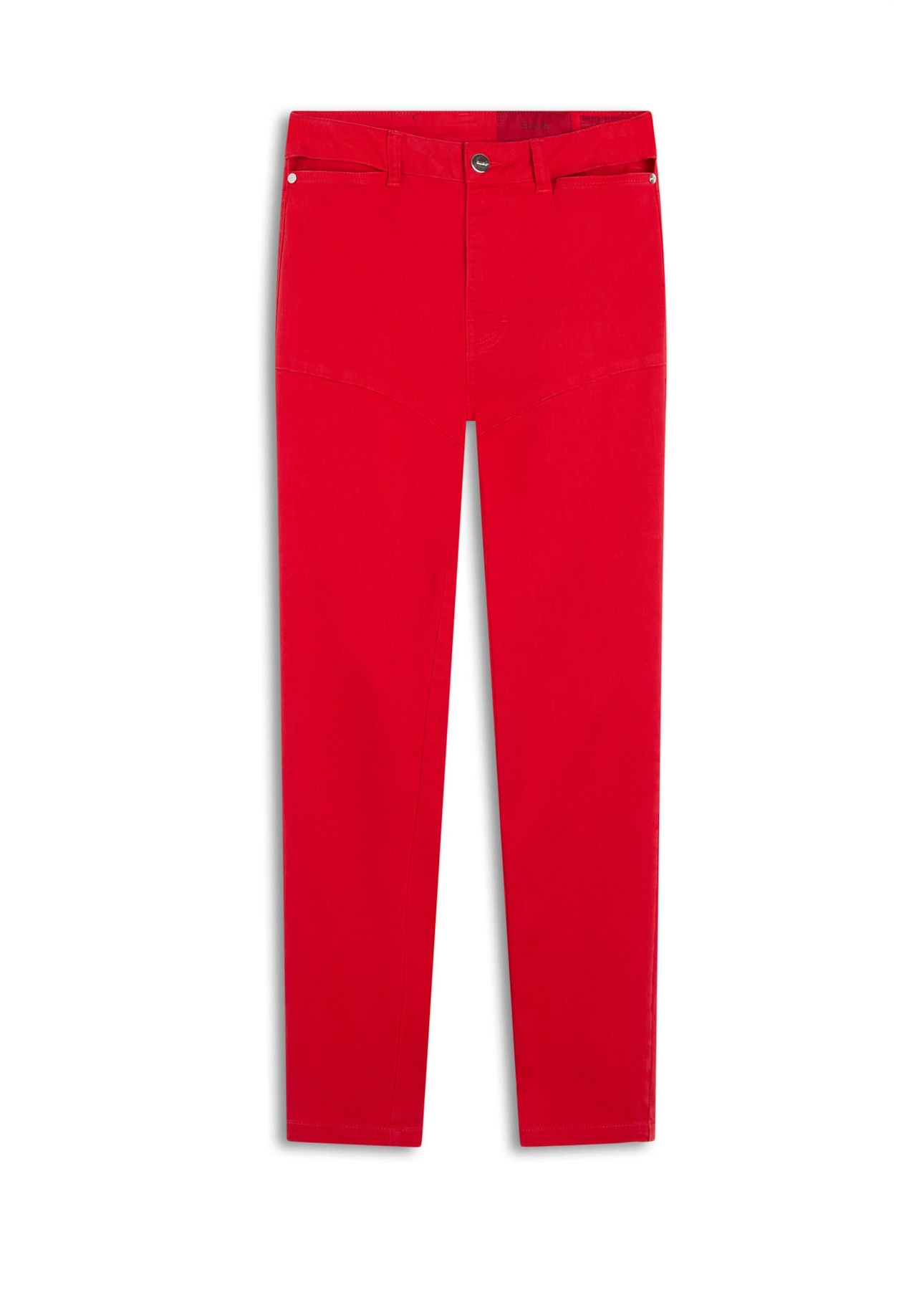 Denim Color Stretch Rec Cos Vermelho Vivo