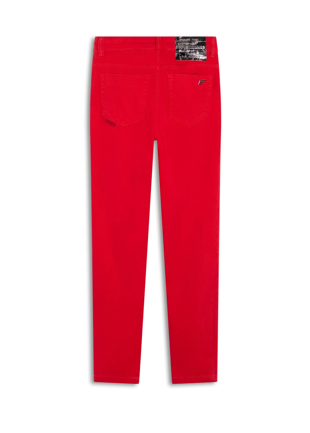 Denim Color Stretch Rec Cos Vermelho Vivo