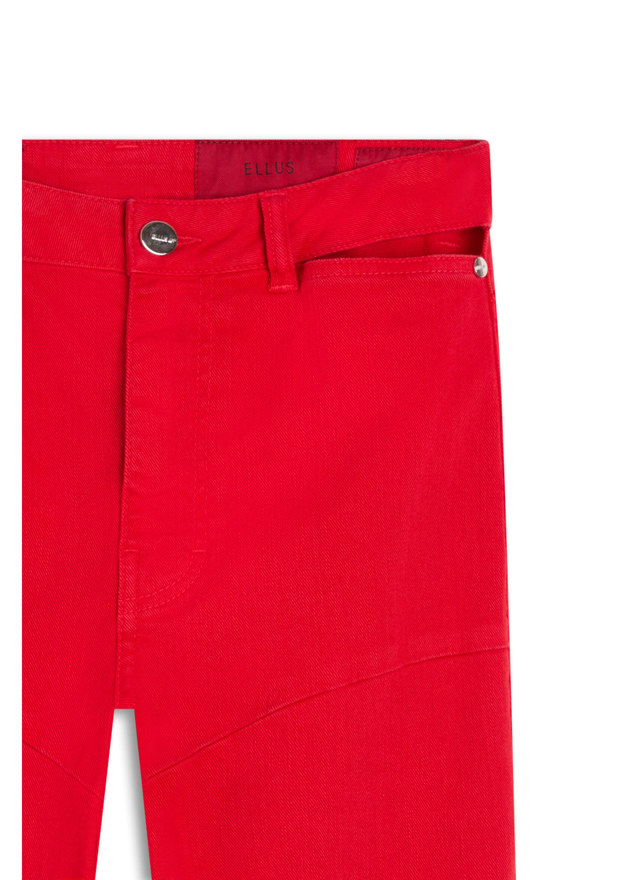 Denim Color Stretch Rec Cos Vermelho Vivo