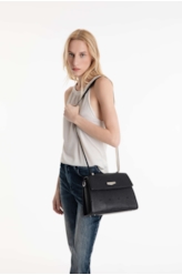 Dna Shoulder Bag Ellus Preto