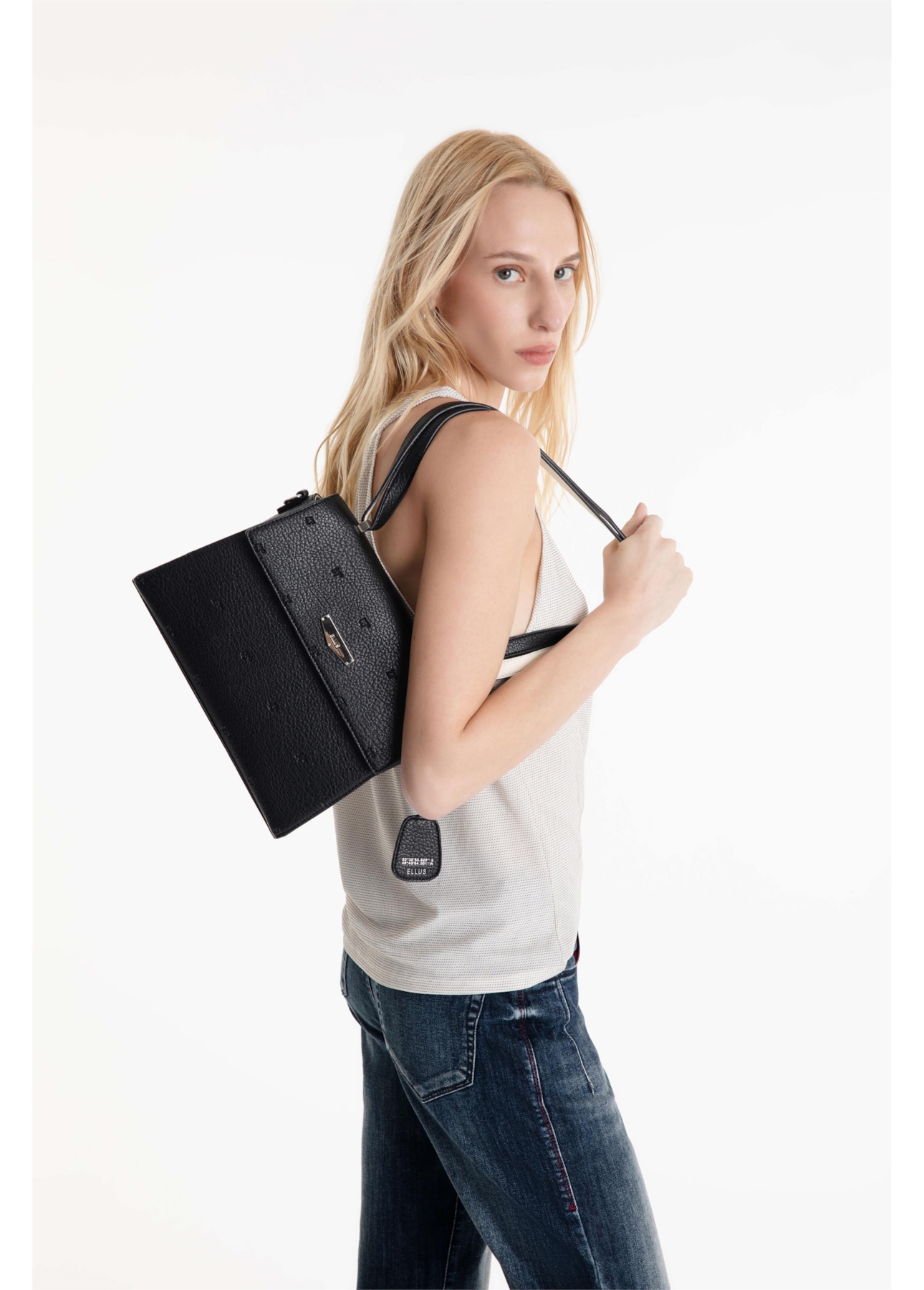 Dna Shoulder Bag Ellus Preto