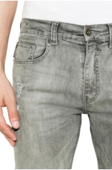 Double Black Elast (Slim) e Asa Duplo 652 Lav.Cinza Med C/Puido