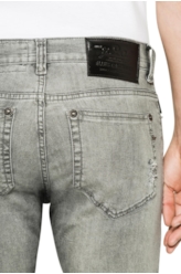 Double Black Elast (Slim) e Asa Duplo 652 Lav.Cinza Med C/Puido