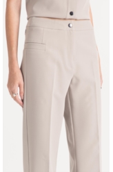 Double Color Thin Pockets Cinza Claro