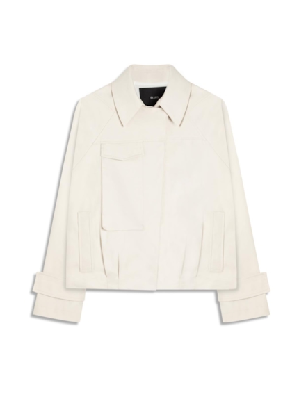 Double Layer Arm Cropped Jacket Gelo