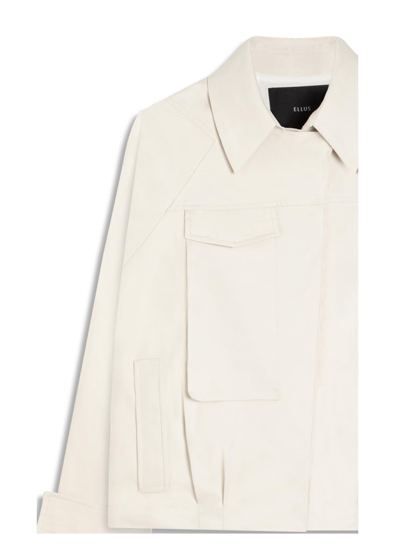 Double Layer Arm Cropped Jacket Gelo