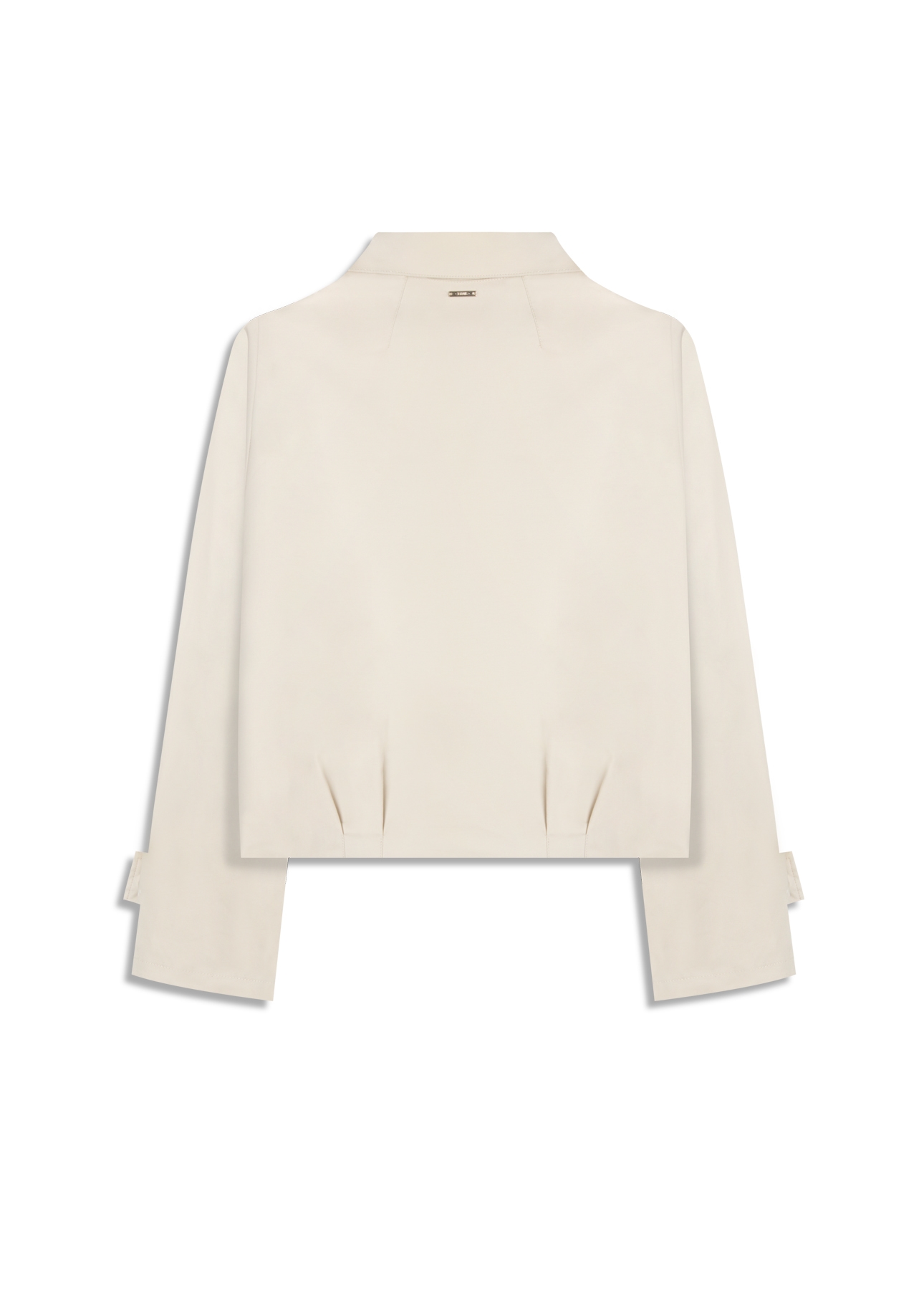 Double Layer Arm Cropped Jacket Gelo