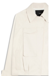 Double Layer Arm Cropped Jacket Gelo