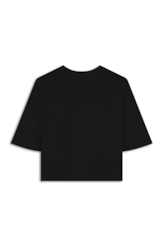 Ellus Boxy Cotton Texas Flowers Preto