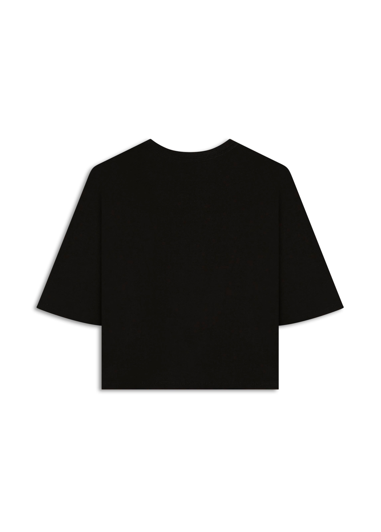 Ellus Boxy Cotton Texas Flowers Preto