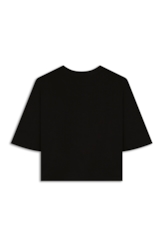 Ellus Boxy Cotton Texas Flowers Preto
