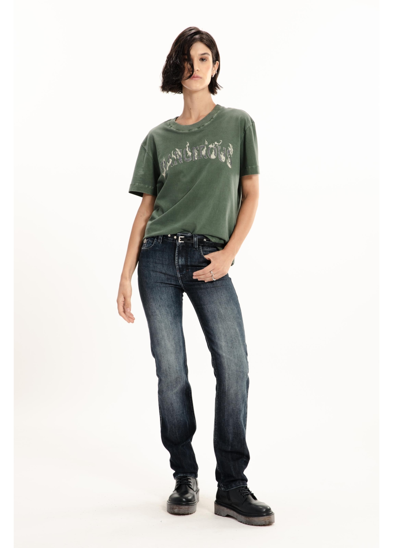 Ellus Boxy Dangerous Verde Militar